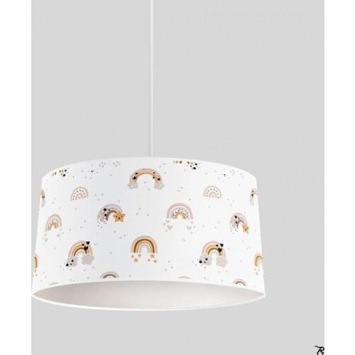 Starry Rainbow Boy Printing Patterned Kids Baby Room Bedroom Light Pendant Lamp Chandelier