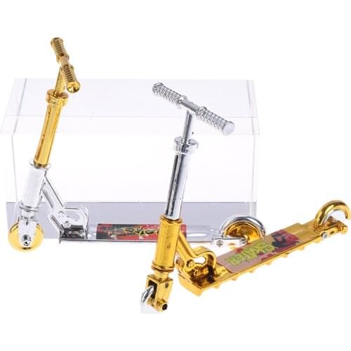 1PC Mini Scooter Two Wheel Scooter Childrens Educational Toys Finger Scooter Bike Fingerboard Skateboard