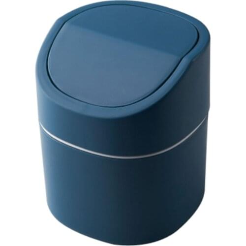 1 Pcs Multifunctional Trash Can Home Car Storage Bucket Accessories With Lid Garbage Bin For Home Living Room Office
