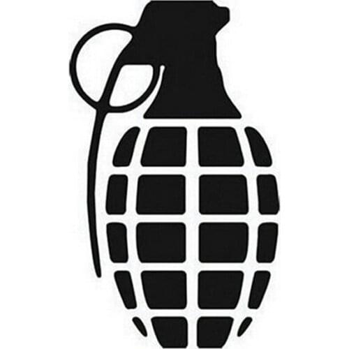 10*17CM GRENADE Car Sticker Small Bomb Fun And Decorative Stickers Motorcycle Car Decals C2-0046
