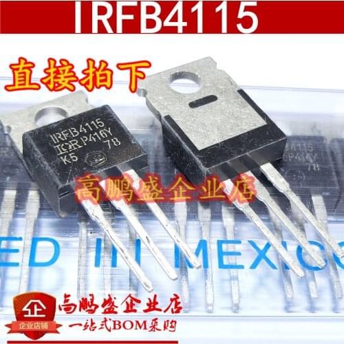 100% Original New In stock IRFB4115PBF IRFB4115 TO-220 MOSFET N