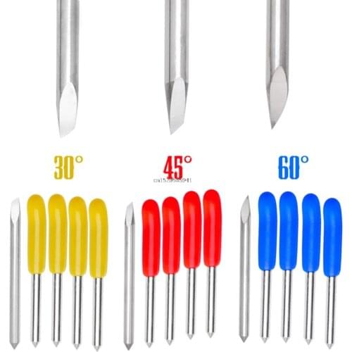 5Pcs 30 /45 / 60 degree Blades Cutting Plotter For Pcut Vinyl Cutter Blade Set