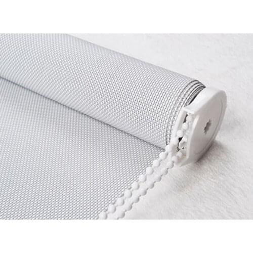 Free Shipping High Quality Sunscreen Fabric Roller Blinds With Bead Control Curtains Lower Open Ceiling Installation Blackout