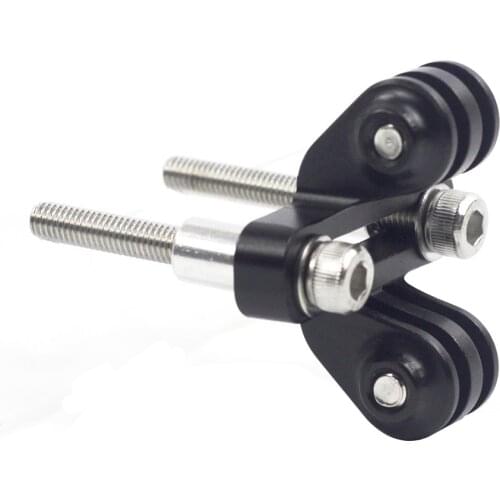 TRIGO Dual Camera Mount Headlight Holder Computer Mount For GARMIN WAHOO Elemnt Bolt Cateye GIANT Computers Adjustable Mount