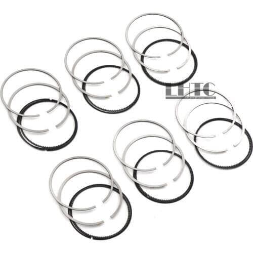 6x Piston Ring Set Φ92.9mm For Mercedes W204 W211 W212 W221 W164 M272 3.5 M273