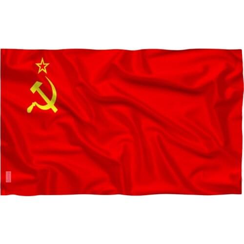 Red CCCP Flag 90x150CM Union of Soviet Socialist Republics 3x5' Feet Super-Poly Indoor Outdoor USSR Country Russian Banner