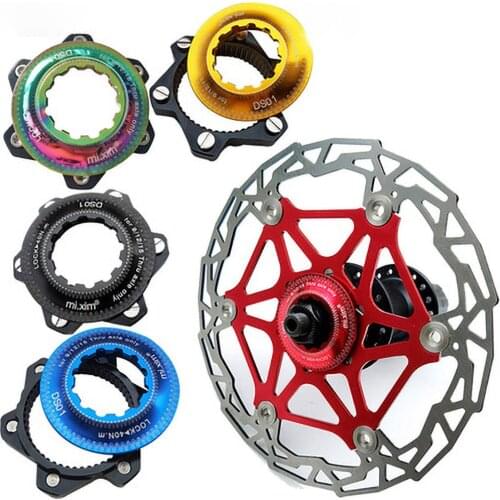 Mi.xim Mountain Bike Road Bike Middle Lock Turn Six Nail Disc Installation Conversion Seat DS01 Middle Lock Disc Accessories