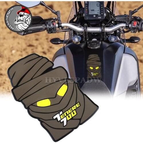 Motorcycle 3D Edge Gel Fuel Tank Pad Stickers Gas Fuel Oil Tank Protective Accessories Decals for Yamaha Tenere 700 Tenere700