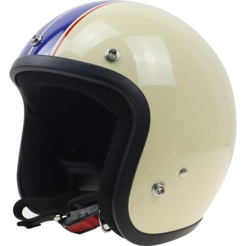 Cafe Racer motorcycle helmet retro style motorbike helmet 5 Size available Jet helmet
