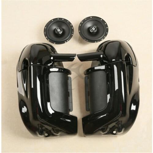 Lower Vented Fairing Box Pods +6.5" Speakers For Harley Touring Models1983-2013 Road Glide Road King Motorcycle Accessories