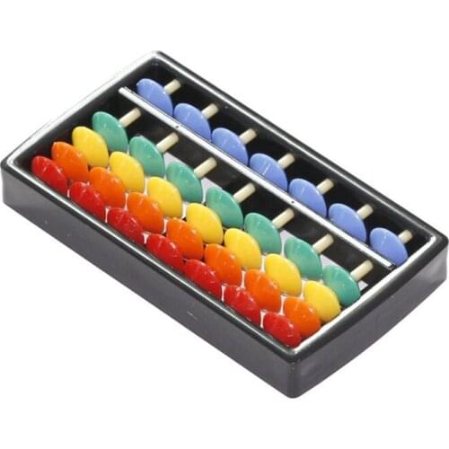 Learning Education Toy Arithmetic Mini Plastic Colorful Chinese Abacus Toy