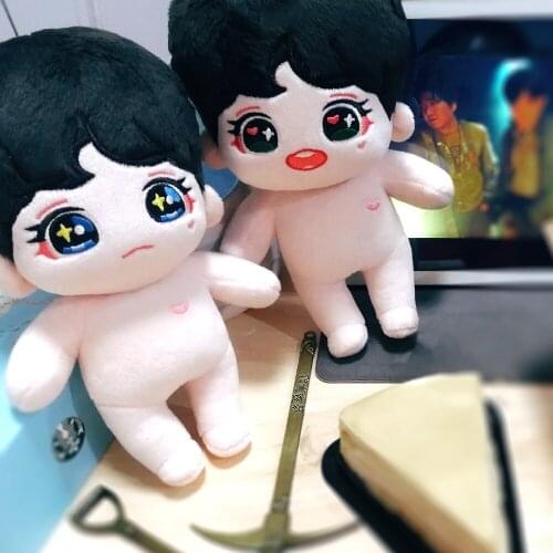 Handmade 20cm Body Doll Idolater Cotton Plush Figure Dolls Soft Plushies Stuffed Toys Fans Collection Gift Free Shipping