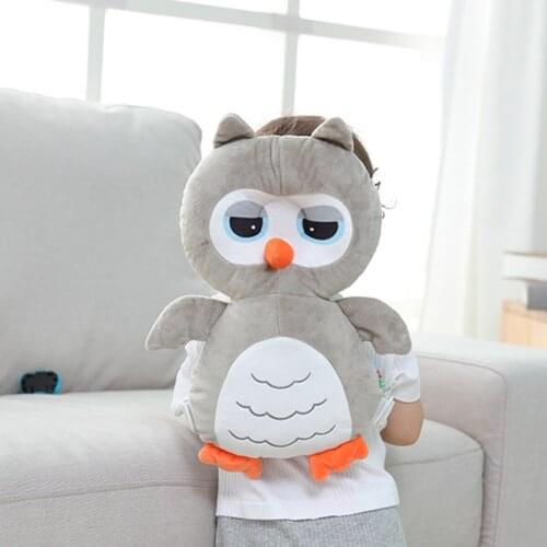 Adjustable Strap Safety Owl Shape Plush Toys Baby Head Protection Pad Drop Resistant Toddler Headrest Pillow