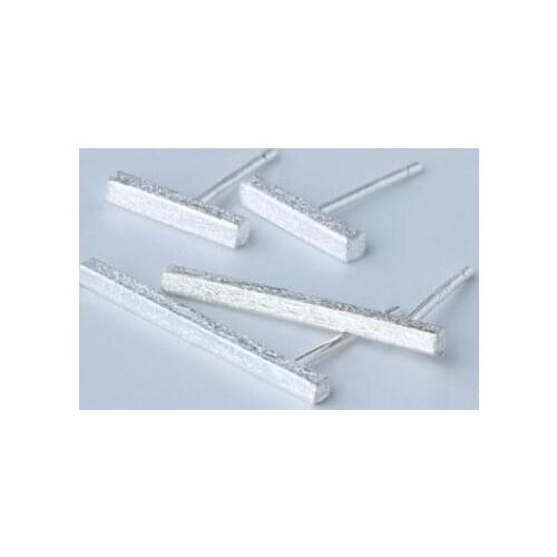 Shuangshuo Ethnic Matte Square Bar Stud Earrings for Women Earrings Set Geometric Earings Fashion Jewelry Birthday Gifts S015