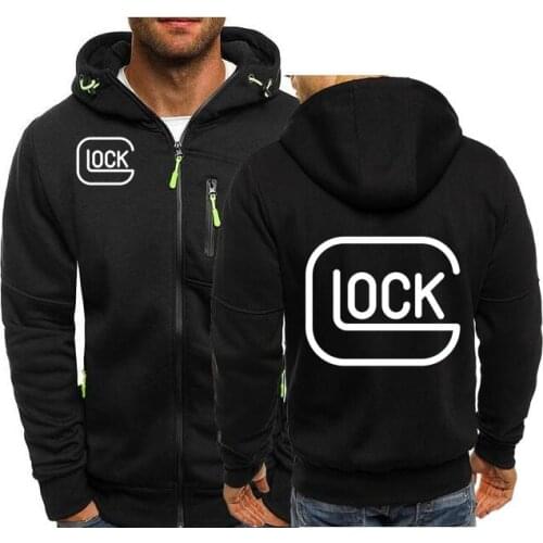 Spring 2020 Mens Cardigan Zipper Hoodies Glock Hoodie Unique Sweatshirts Graphic Streetwear Unisex Women Men Hoodie JACKET