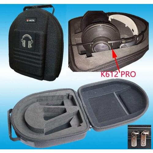V-MOTA TDC headphone Carry case boxs For AKG K601 K701 K702 Q701 Q702 K712pro K612 K812 pro K272HD headphone(headset suitcase)