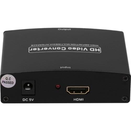 New 1080P HD Clear HDMI To RGB Component YPbPr video and R/L audio Adapter Converter Wholesale