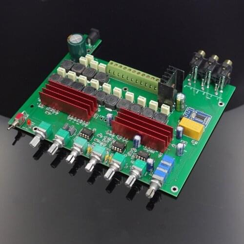 5*50W+100W Bluetooth RCA TPA3116 Power Audio 5.1 Amplifier Board Stereo Class D Hifi Home Theatre Subwoofer 5.1 AV Amp