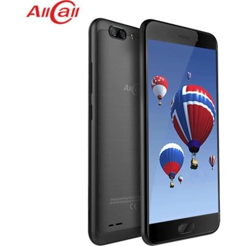 AllCall Atom 4G LTE Smartphone 5.2'' HD 2.5D Curved Screen Dual Rear Cam Android 7.0 MTK6737 Quad Core 2GB 16GB 8MP Mobile Phone