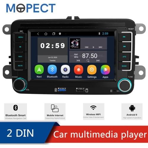 2 Din Car Radio Android 9.1 Car Multimedia Video Player Bluetooth GPS Navigation MP5 Player For Volkswagen/VW/Skoda/Seat