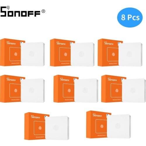 SONOFF Zigbee Wireless Switch SNZB-01 Wall Switch Light Smart Home SONOFF ZBBridge Control Work With Google Home IFTTT eWelink