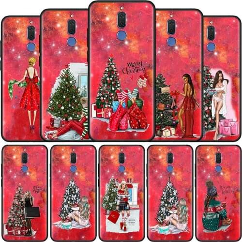 New Year Merry Christmas Phone Case for Huawei Mate 10 20 Lite 40 Pro Plus 40RS Casing for Y6 Y7 Y9 2019 Y5p Y6p Y8s Y8p Cover