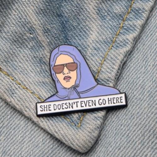 DMLSKY Brooches Letter On Clothes