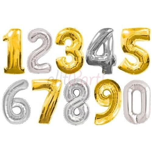 Figure Foil Balloon (70 cm) - Altın-4 422935003