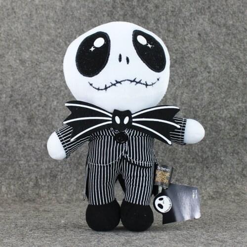 25cm The Nightmare Before Christmas Jack Skellington in Suit Plush Toy Stuffed Doll Gift for Kids