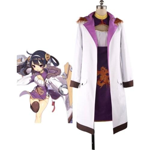 Game Azur Lane Ning Hai Cosplay Costume Custom Made Any Size