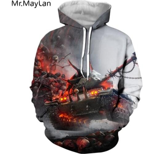 Hot World Of Tanks Hoodies Men Women Hip Hop Band Sweatshirt Harajuku Streetwear Cool 3D Print Hoodie Casual Hoody Coat Pullover