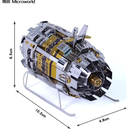 Microworld 2019 model 3D metal puzzle Power Engine machine Model DIY Laser Cutting Jigsaw Model gift For adults and kids Toys