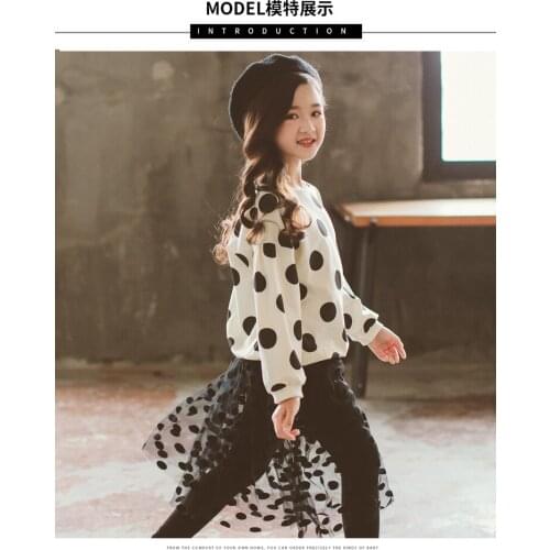 Girls spring and autumn fashionable suits, new middle-aged children, Korean childrens culottes, western style two-piece suit