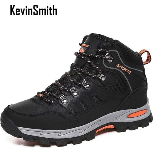 2020 Autumn Winter New Men Hiking Shoes Outdoor Waterproof Mountain Climbing Shoes Non-slip Unisex Sneakers Male Trekking Boots