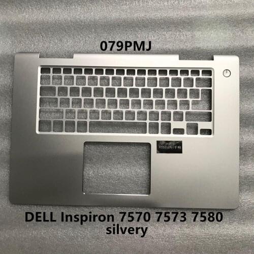 New For Dell Inspiron 15 7000 7570 7573 7580 silver upper top Cover laptop C shell 079PMJ 79PMJ