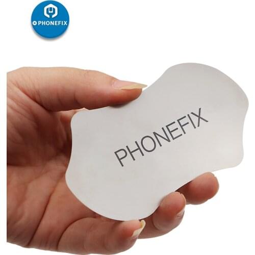 PHONEFIX 0.1mm Thin Stainless Steel LCD Screen Opening Tool Mobile Phone Open Thin Card for Smart Phone Repair
