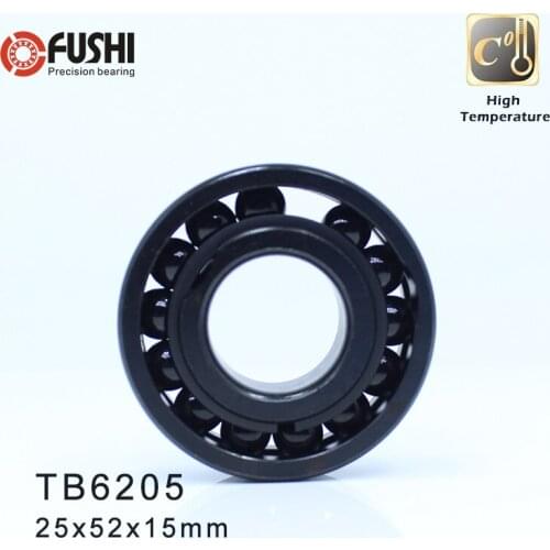 6205 High Temperature Bearing ( 2 Pcs ) 500 Degrees Celsius 25*52*15mm Full Ball Bearing TB6205