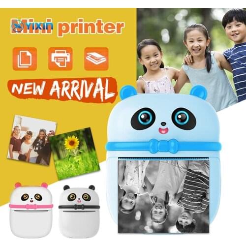 Mini Portable Bluetooth Wireless thermal photo printer student pocket wrong question printer+free 1 roll paper