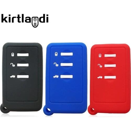 Silicone Key Case Holder Shell Keychain for Subaru Outback Forester XV Legacy Impreza Mrxsti Fob 3 Button Remote Key Cover Skin