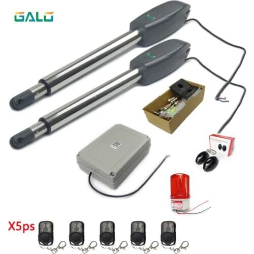 Heavy Duty Automatic Swing Gate Opener Remote 50 Meters Control Gate Opening System