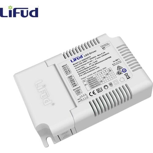 Lifud Flicker free Dimming LED Driver LF-GDE040YP 34-42W 25-40V 850-1050mA adjustable via DIP switch Dimmable LED Power Supply