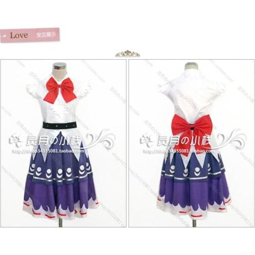 Top Skirts Anime Touhou Project Immaterial and Missing Power Suika Ibuki Cosplay Costume top+skirt+belt 11