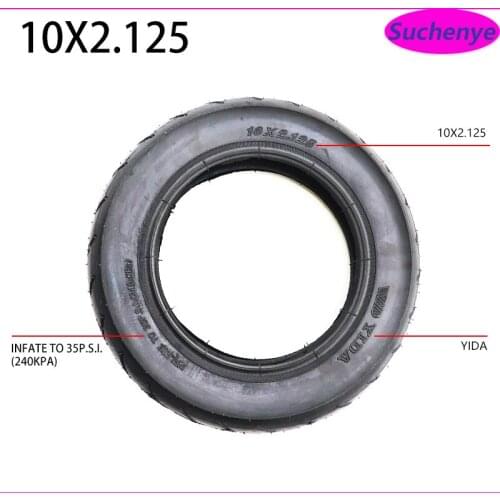 10 inch 10x2.125 Outer Tire Vacuum Tire for Electric Scooter Balancing Hoverboard self Smart Balance 10*2.125 Tire Thickened
