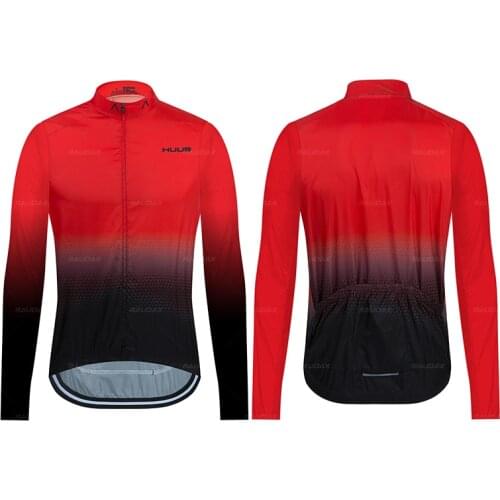 HUUB Cycling Jackets Gradient Bicycle Windof Cycling Clothing Bike Maillot Sports Long-sleeved Light and Thin Cycling Coats