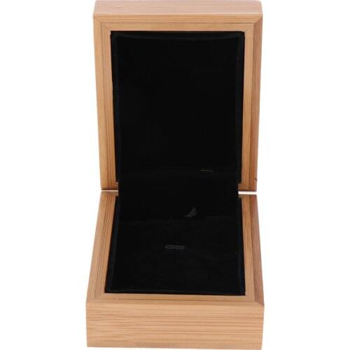High End Solid Wood Pendant Box Packaging Case Jewelry Storage Box 10x8x4cm