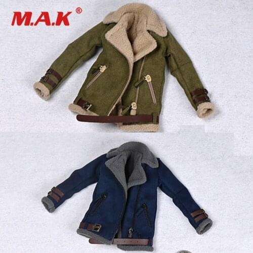 1/6 Female Clothes For 12 Inch Female Doll Ph Lamb Velvet Jacket Model Accessories 4 Colors Available