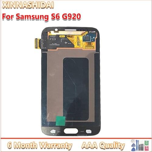 5.1'' LCD Display For Samsung Galaxy S6 G920 SM-G920F G920F G920FD LCD Display Touch Screen Digitizer Assembly Replacement
