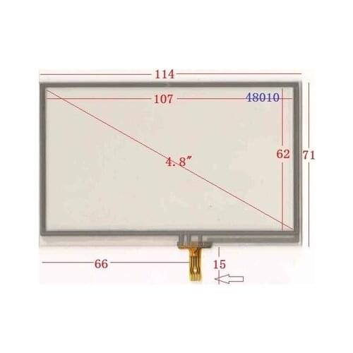 048010 new 4.8 inch 114*71 mm industrial control equipment inquiry terminal touch screen