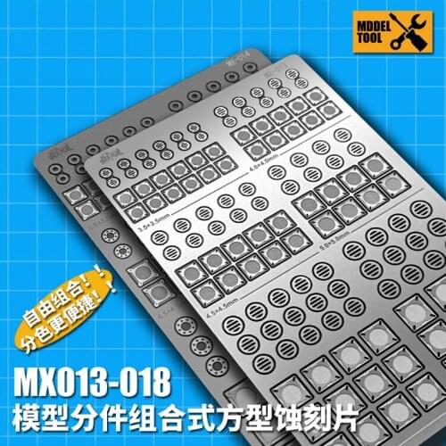 1Pcs DIY Gundam Military Model Tool Stainless Steel Metal Etching Plate Detail Modification Parts