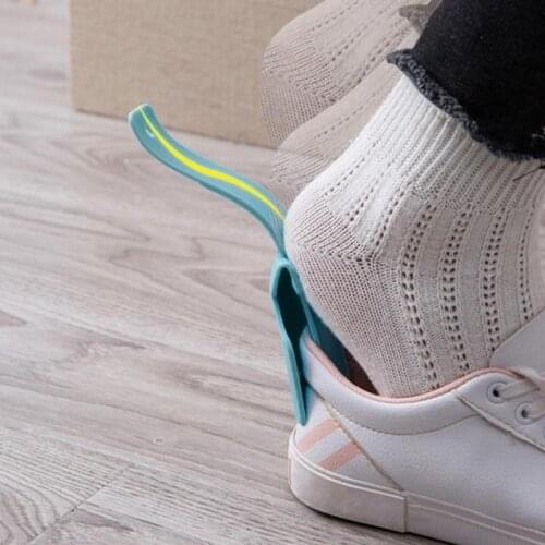 1PC Lazy Shoe Helper Unisex Wear Shoe Horn Helper Shoehorn Shoe Easy on and off Shoe Sturdy Slip Aid Tool Shoe Lifter